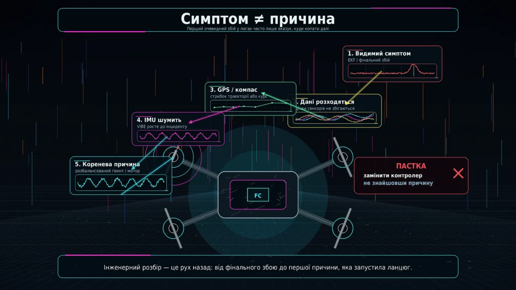 Найпоширеніша пастка: полагодив симптом і знову впав